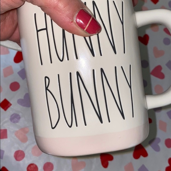 Rae Dunn☕️2021 HUNNY🐰BUNNY PINK trim/interior🐰🐰 - Picture 5 of 5